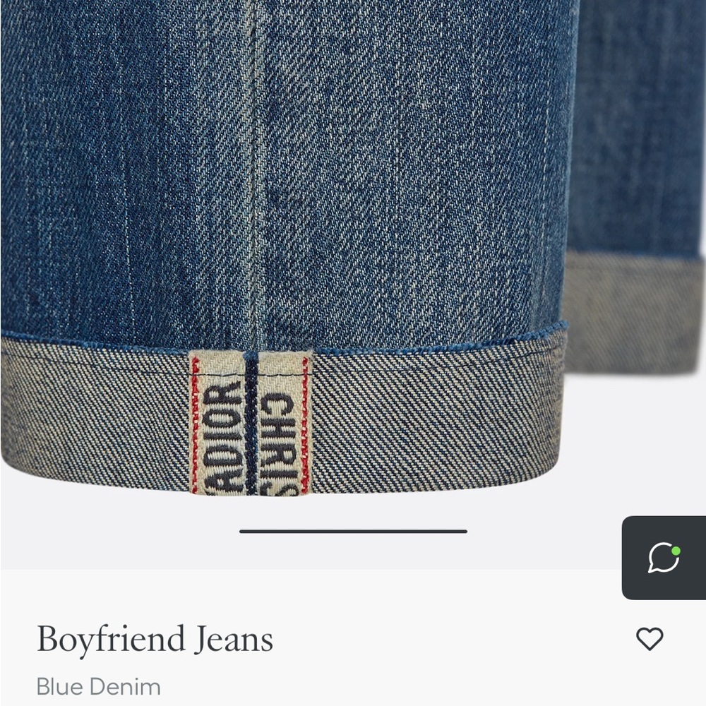 Christin Dior boyfriend jeans. Authentic!!